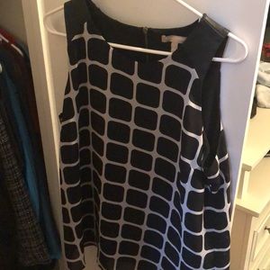 Banana Republic mixed texture shirt